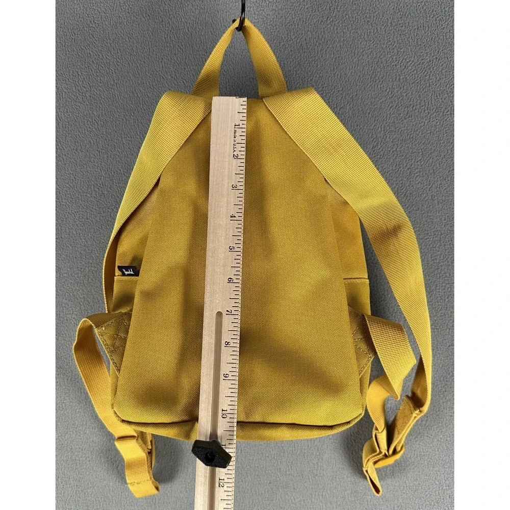 Herschel Mini Backpack Yellow Gold Nova Canvas Travel Compact Daypack Festival